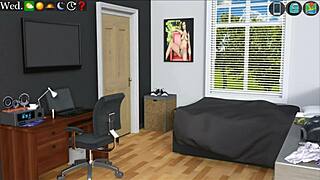 Mi Hermanastra Me Hace Una Buena Paja En El Juego