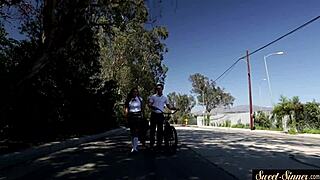 teenage pussy drilled hard by teacher in taboo group banging scene