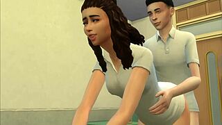 Wow! First-time virgin schoolgirl gets anal creampie in steamy classroom action!