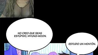 Hentai jerk off instructions in comic style