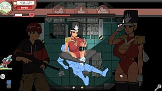 Nerdy Girl Gives Public Handjob In Library Hentai Game