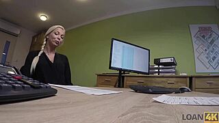 Teen Casting Turns Into Office Blowjob and Hot Licking