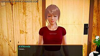 In my new family, the blonde and brunette sisters explore with big and small tits.