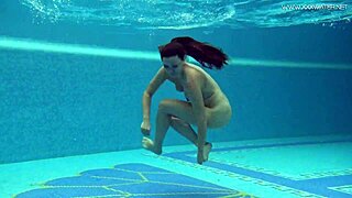 big ass euro milf feels underwater passion