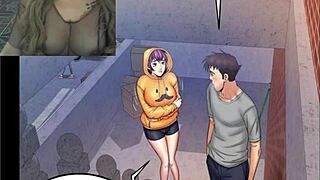 Hentai jerk off instructions in comic style