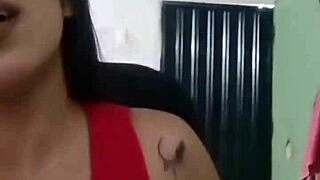 Slamming my babysitter hard while she's streaming live on webcam. Her big tits bounce wild!