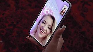 Facetime fuck buddies Riley Star, Serena Santos get wild with Preston Parker and Sergeant Miles! 😜