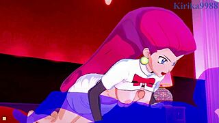 Lillie and Jessie Musashi Engage in Intense Hentai Sex with Creampie