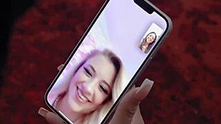 Facetime fuck buddies Riley Star, Serena Santos get wild with Preston Parker and Sergeant Miles! 😜