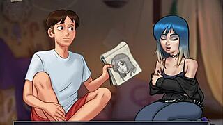 Summertime Saga 89 With Big Ass And Small Tits.