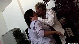 Alicia Rhodes Busty Brunette And Blonde Babe Fuck And Suck Big Cock From Lucky Guy In 3some