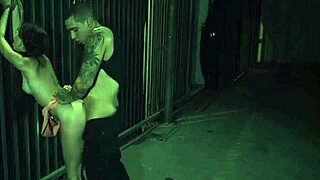 Self-bondage teen with big boobs gets dominated, guys can't resist a doll in glasses!