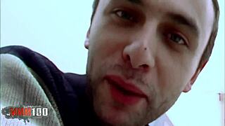 I got deep fucked by a big cock, cum on my face, feeling so horny as a skinny teen 18+