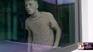 Pool Side July 4th Step Family Threesome With Cory Chase And Melanie Hicks