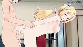 Aki Rosenthal And Ouro Kronii Engage In Intense Sex In Hololive Vtuber Hentai