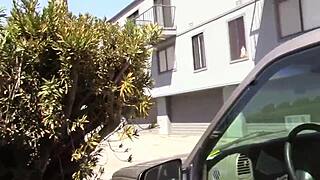 Extra diminutive legal age teen gets shaved pussy blowjob and fucking in POV!