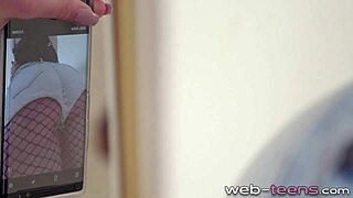 Watch these two blonde teens finger each other passionately.