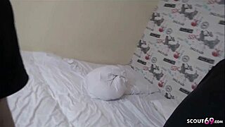 18 year old student enjoys amateur group sex in hotel with monster cock and small tits