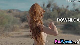 Redhead teen sadie shows hot body outdoor 😘