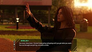 Stunning Brunette In Taboo Hentai Game