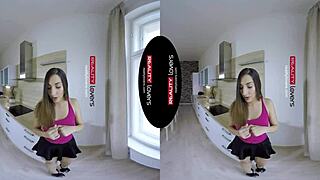 My Latin Vr Teen Does Cowgirl Blowjob And Licking 😏