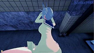 Himiko Toga and Ochako Uraraka Share Intense Lesbian Passion