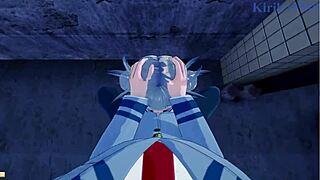 Himiko Toga and Ochako Uraraka Share Intense Lesbian Passion