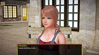 Blonde With Small Tits And Big Ass In Cartoon Hentai Game Family Series