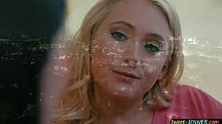 Curvy Teen 18+ Banged Hard in Wild Threesome