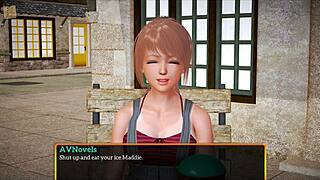 Blonde With Small Tits And Big Ass In Cartoon Hentai Game Family Series