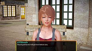 Blonde With Small Tits And Big Ass In Cartoon Hentai Game Family Series