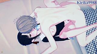 I love watching Kaguya, Chika, and Miyuki in intense hentai sex.