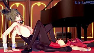 Intense Lesbian Play Hentai