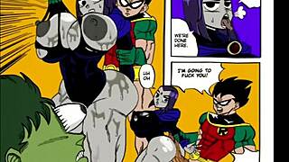 Teen Titans Slammed Hard by Monster Cock Action