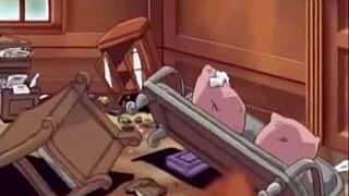 Naked anime babe gets teased and prodded by eager hands in a wild Japanese hentai scene.