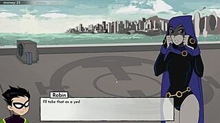 Teen hentai parody with black characters in 18titans part 8