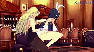 Ikaruga And Katsuragi In Intense Futanari Creampie Sex