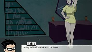 Teen hentai parody with black characters in 18titans part 8