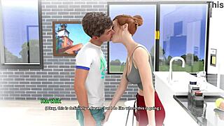 In College Kings, Karthik feels deep passion fucking Riley in his dream with blowjob and footjob