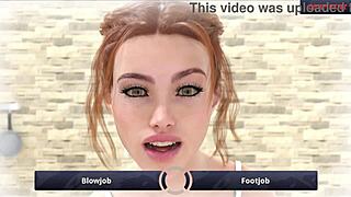 In College Kings, Karthik feels deep passion fucking Riley in his dream with blowjob and footjob