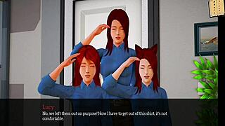 Redhead Milf With Big Tits Gets Fucked In Hentai Family Scene