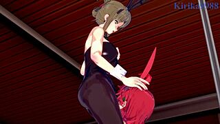 Intense Lesbian Play Hentai