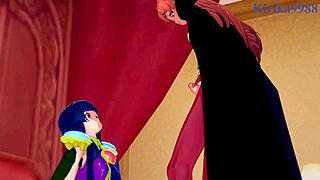 Sylphiel Nels Lahda and Lina Inverse in wild futanari sex from Slayers hentai