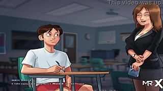 Summertime Saga: I'll teach you French, episode 1.35. 🇫🇷