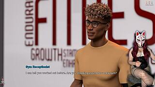 Steps of Debauchery 33 - Naked college babes showing big tits in the gym