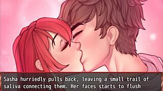 Farmer's daughter plays with furry dildo