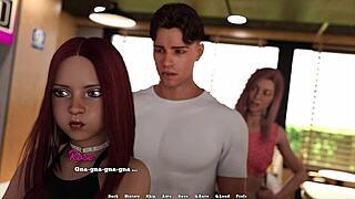 law school tale with my busty redhead roommate in wild 3d hentai game action.