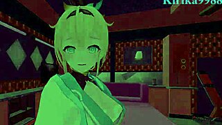 kazama iroha says, 'roboco-san, let's have intense sex' in pov hentai