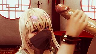 Ordered gyaru home for 3D anime hentai sex