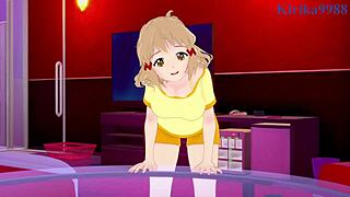 yo, check hibiki tachibana and laura bodewig in wild futanari hentai sex